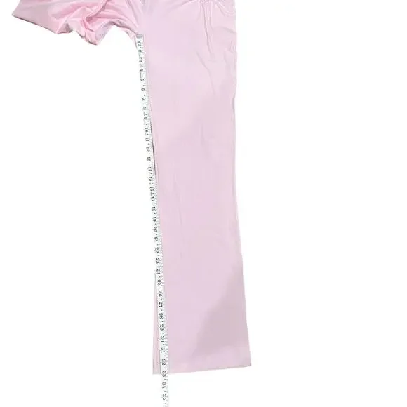 SOLD NWT NEW SKIMS Cherry Blossom Heart Cutout Flare Leggings Pink - Picture 8 of 9